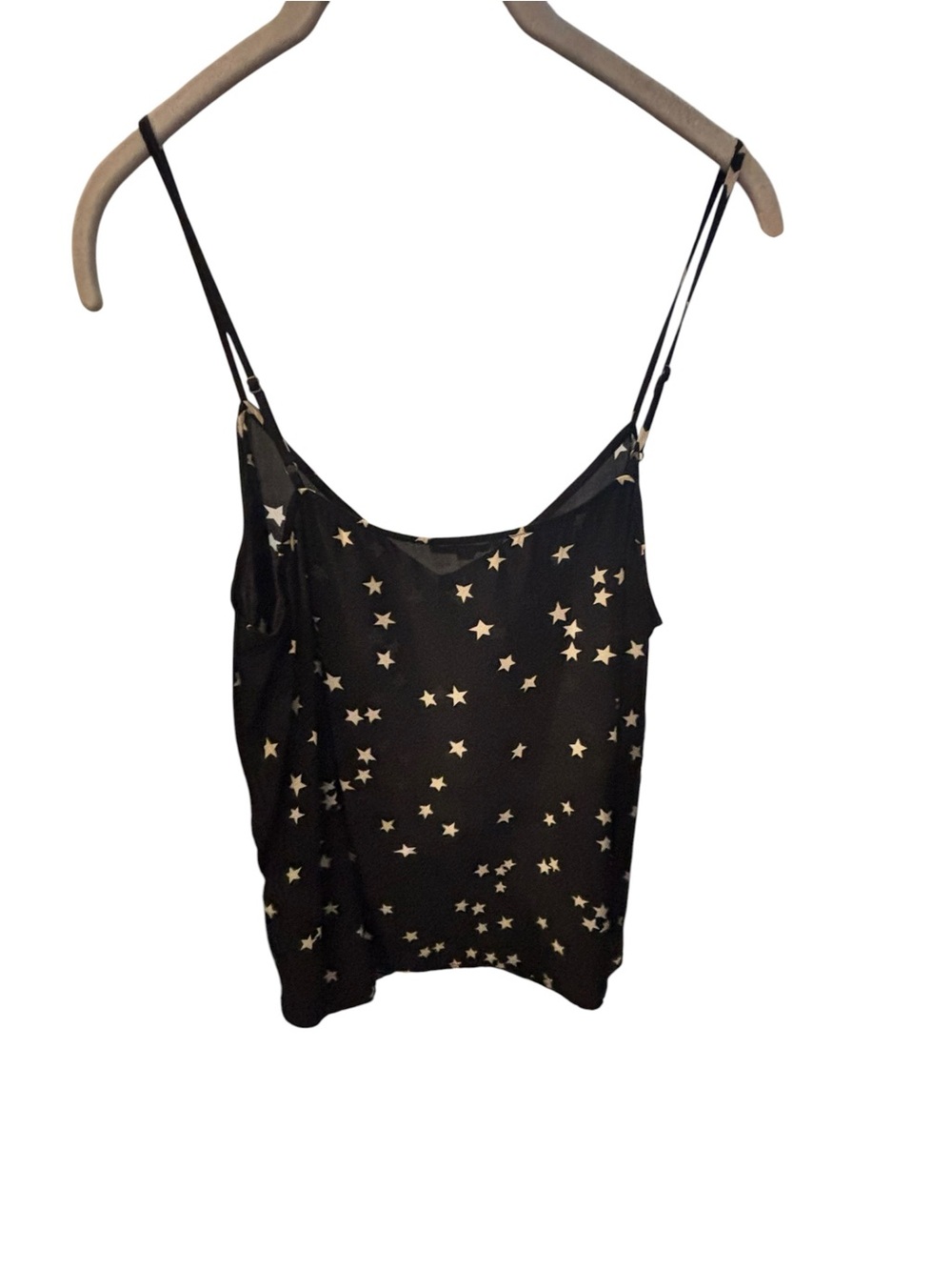 Equipment Black Silk Star-Print Cami - Picture 2 of 4